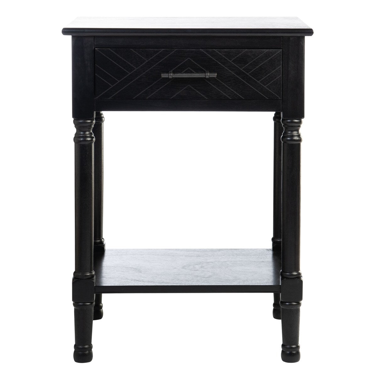 SAFAVIEH Eilish 1-Drawer 1-Shelf Accent Table - 19" W x 15.8" L x 26" H - 19Wx16Dx26H