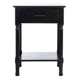 SAFAVIEH Eilish 1-Drawer 1-Shelf Accent Table - 19" W x 15.8" L x 26" H - 19Wx16Dx26H