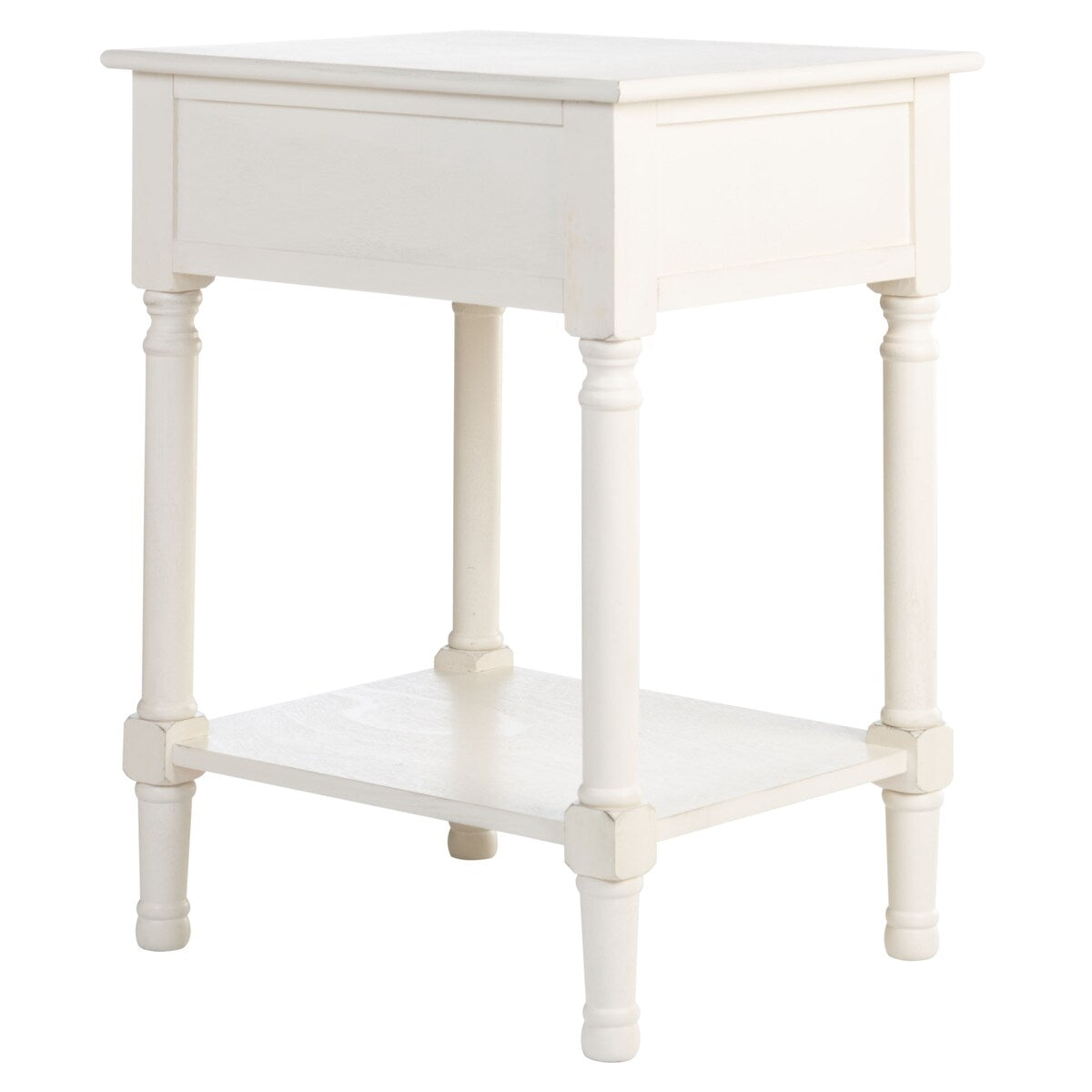 SAFAVIEH Eilish 1-Drawer 1-Shelf Accent Table - 19" W x 15.8" L x 26" H - 19Wx16Dx26H