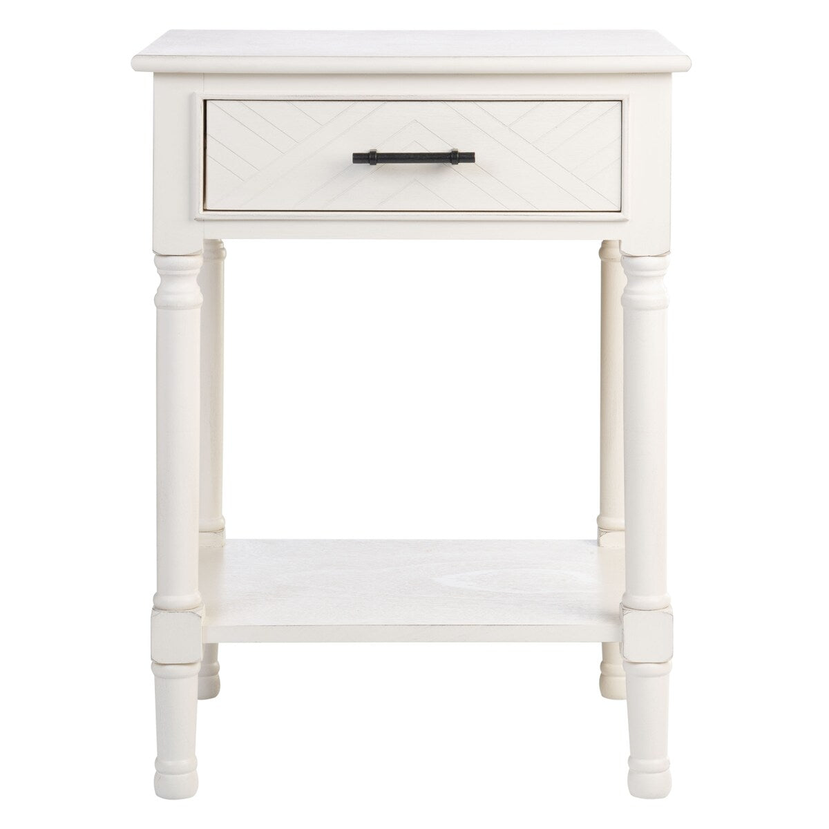 SAFAVIEH Eilish 1-Drawer 1-Shelf Accent Table - 19" W x 15.8" L x 26" H - 19Wx16Dx26H