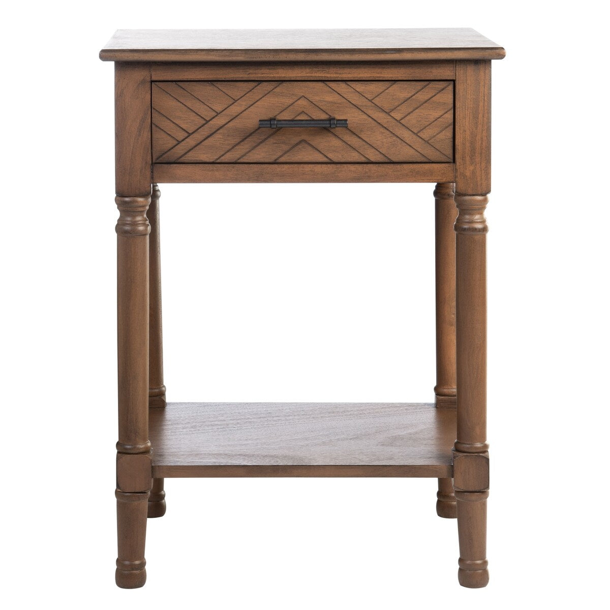 SAFAVIEH Eilish 1-Drawer 1-Shelf Accent Table - 19" W x 15.8" L x 26" H - 19Wx16Dx26H