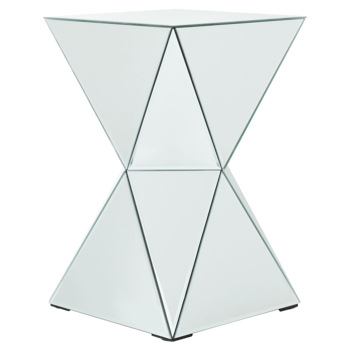 SAFAVIEH Einhildur Mirrored Accent Table - 13" W x 13" D x 20" H - 13Wx13Dx20H