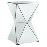 SAFAVIEH Einhildur Mirrored Accent Table - 13" W x 13" D x 20" H - 13Wx13Dx20H