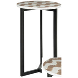 SAFAVIEH Eini Blue/ White End Table - 16Wx16Dx26H