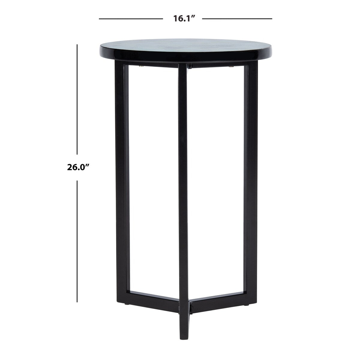 SAFAVIEH Eini Blue/ White End Table - 16Wx16Dx26H