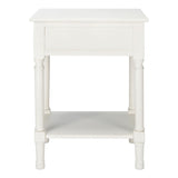 SAFAVIEH Eleanore 1-Drawer Lower Shelf Nightstand Accent Table - 19" W x 15.8" L x 26" H - 19Wx16Dx26H