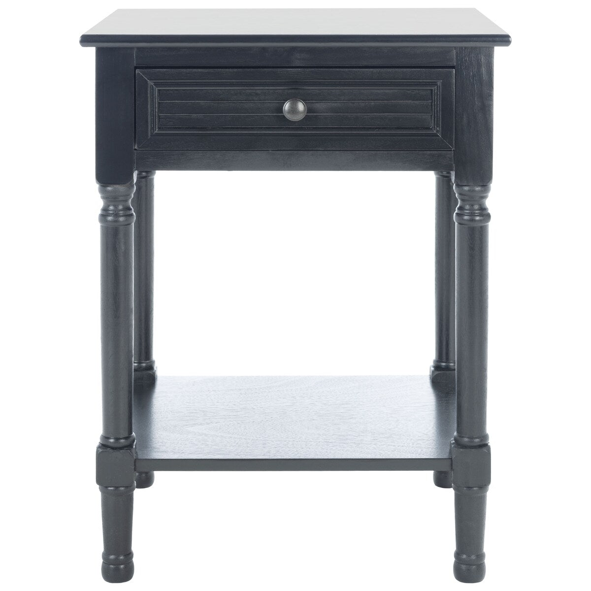 SAFAVIEH Eleanore 1-Drawer Lower Shelf Nightstand Accent Table - 19" W x 15.8" L x 26" H - 19Wx16Dx26H