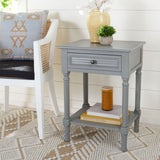 SAFAVIEH Eleanore 1-Drawer Lower Shelf Nightstand Accent Table - 19" W x 15.8" L x 26" H - 19Wx16Dx26H