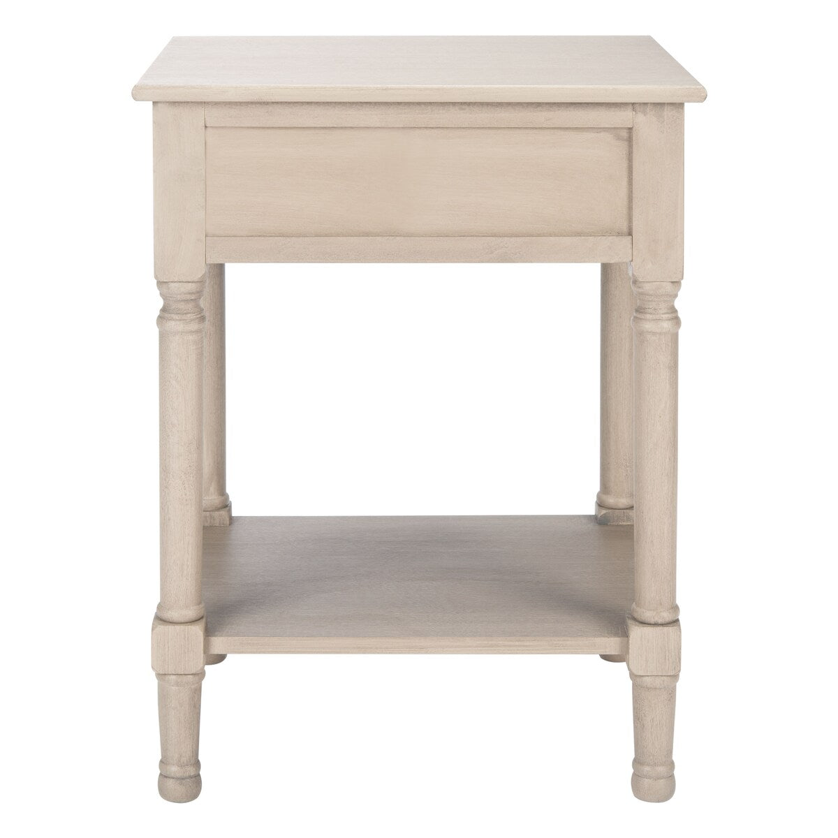 SAFAVIEH Eleanore 1-Drawer Lower Shelf Nightstand Accent Table - 19" W x 15.8" L x 26" H - 19Wx16Dx26H