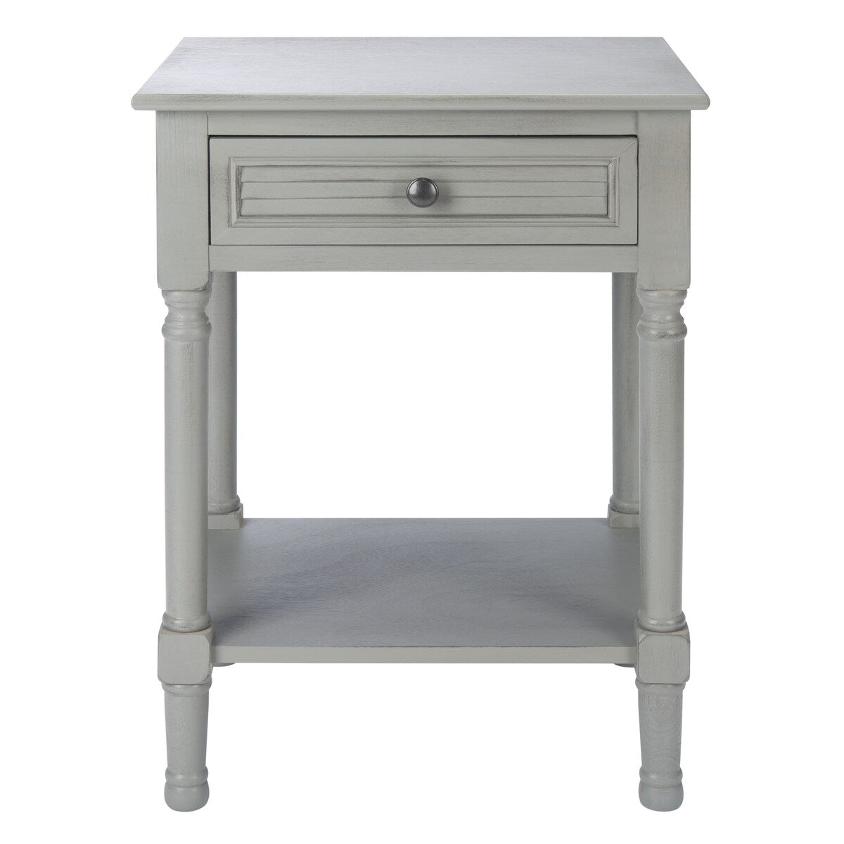 SAFAVIEH Eleanore 1-Drawer Lower Shelf Nightstand Accent Table - 19" W x 15.8" L x 26" H - 19Wx16Dx26H