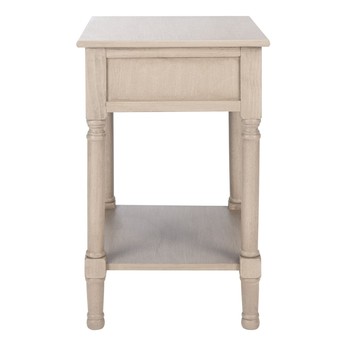 SAFAVIEH Eleanore 1-Drawer Lower Shelf Nightstand Accent Table - 19" W x 15.8" L x 26" H - 19Wx16Dx26H