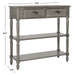 SAFAVIEH Electa Grey Console - 35.8" x 13" x 35.8" - 36Wx13Dx36H