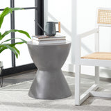 SAFAVIEH Elektra Concrete Indoor/Outdoor Accent Table - 14.9" x 14.9" x 17.7" - 15Wx15Dx18H