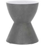 SAFAVIEH Elektra Concrete Indoor/Outdoor Accent Table - 14.9" x 14.9" x 17.7" - 15Wx15Dx18H