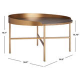 SAFAVIEH Elenor Round Coffee Table - 31Wx31Dx18H