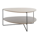 SAFAVIEH Elfie Modern 2-Tier Coffee Table - 30 In. W x 28 In. D x 16 In. H - 30Wx28Dx16H