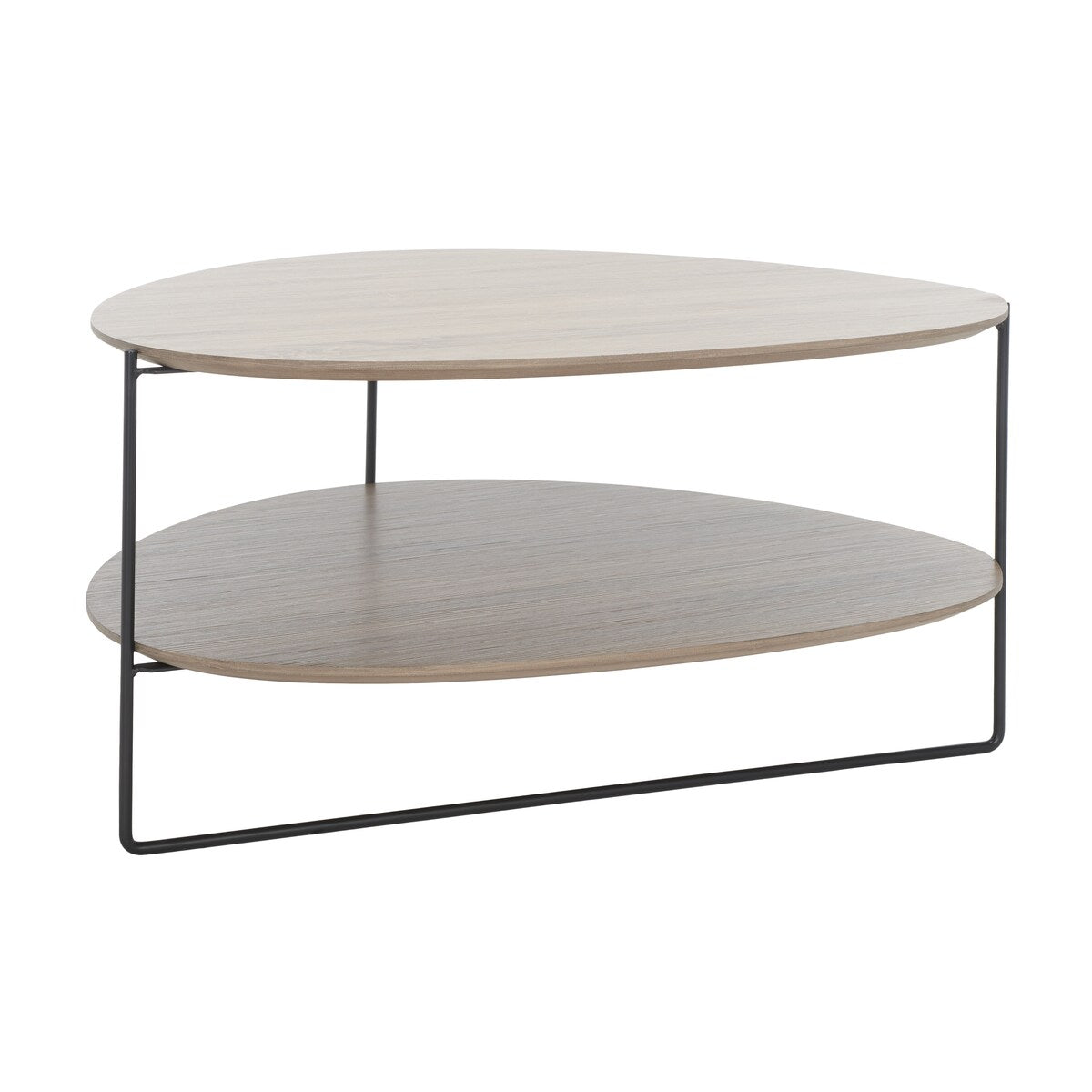 SAFAVIEH Elfie Modern 2-Tier Coffee Table - 30 In. W x 28 In. D x 16 In. H - 30Wx28Dx16H