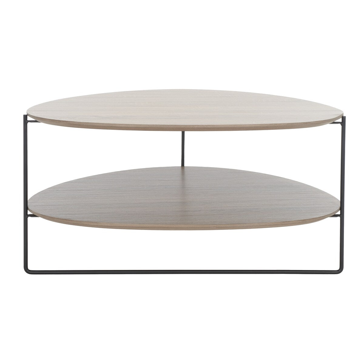 SAFAVIEH Elfie Modern 2-Tier Coffee Table - 30 In. W x 28 In. D x 16 In. H - 30Wx28Dx16H