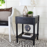 SAFAVIEH Elianne 1-Drawer Accent Table - 19" W x 15.8" L x 26" H - 19Wx16Dx26H