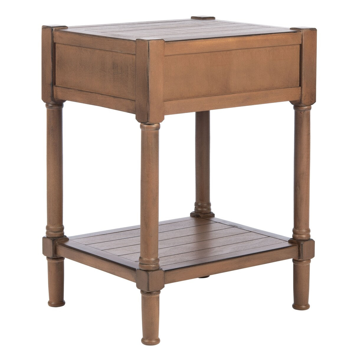 SAFAVIEH Elianne 1-Drawer Accent Table - 19" W x 15.8" L x 26" H - 19Wx16Dx26H