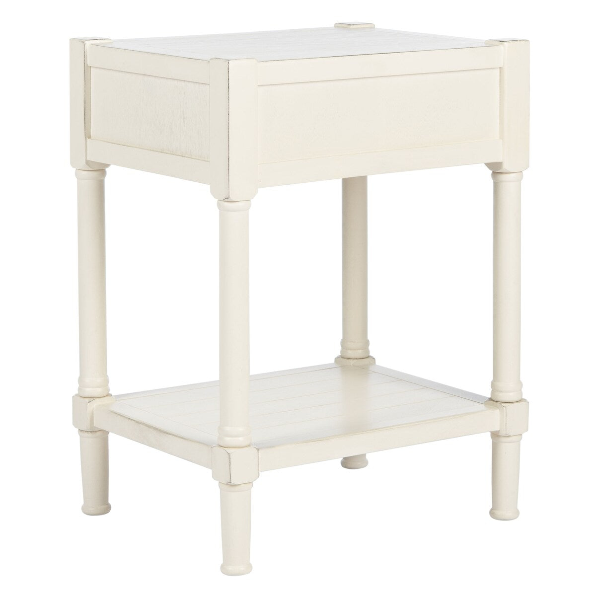 SAFAVIEH Elianne 1-Drawer Accent Table - 19" W x 15.8" L x 26" H - 19Wx16Dx26H