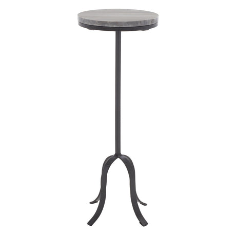 SAFAVIEH Elin Round Top Drink Table - 9 In. W x 9 In. D x 24 In. H - 9Wx9Dx24H