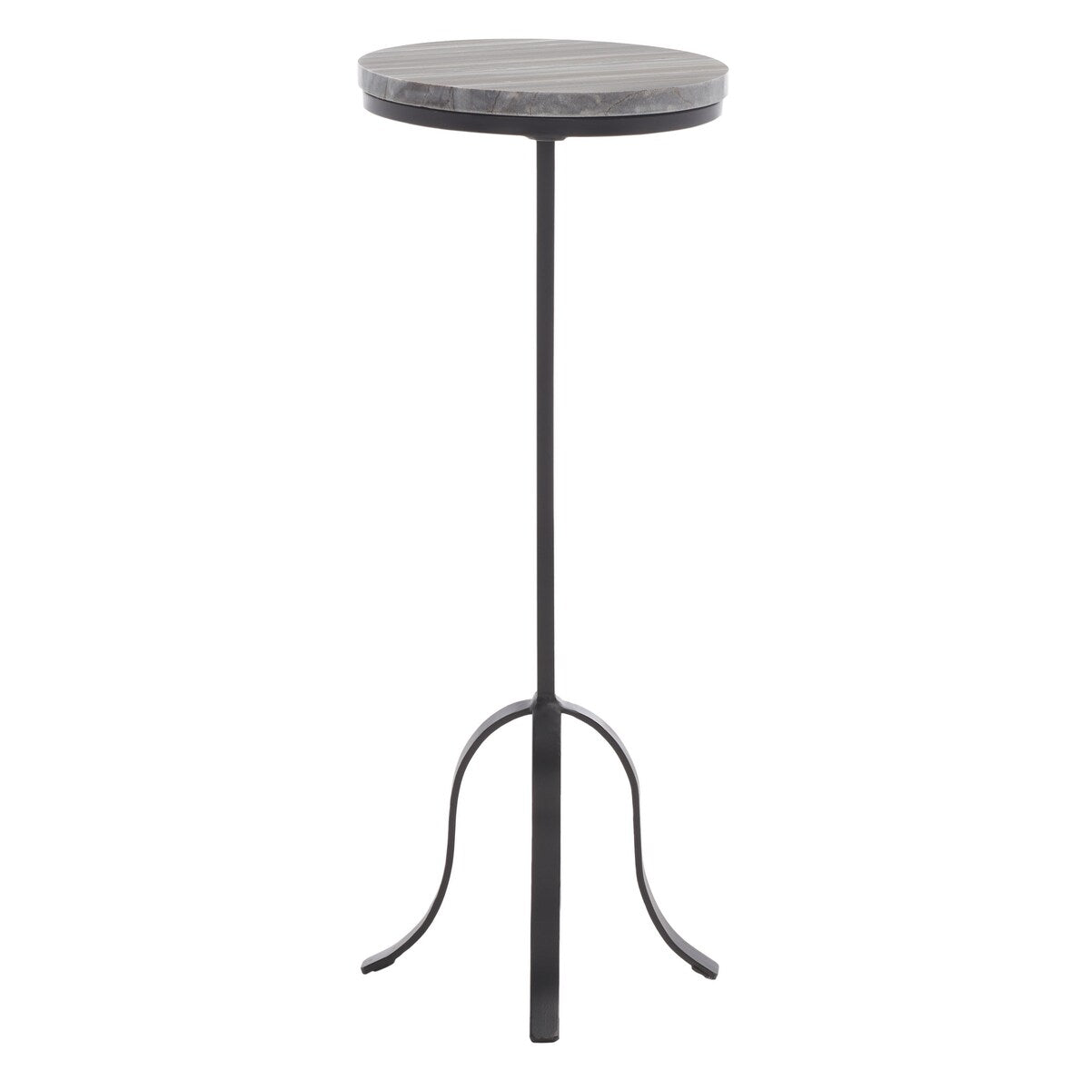 SAFAVIEH Elin Round Top Drink Table - 9 In. W x 9 In. D x 24 In. H - 9Wx9Dx24H