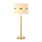 SAFAVIEH Elisenda 27-34" Adjustable Table Lamp (LED Bulb Included) - 14 In. W x 14 In. D x 27 In. H