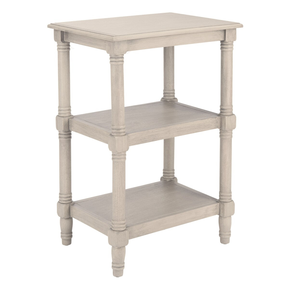 SAFAVIEH Elmira 3-Shelf Accent Table - 19.8" W x 15" L x 30" H - 20Wx15Dx30H