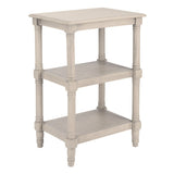 SAFAVIEH Elmira 3-Shelf Accent Table - 19.8" W x 15" L x 30" H - 20Wx15Dx30H