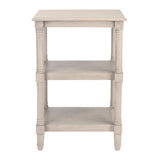 SAFAVIEH Elmira 3-Shelf Accent Table - 19.8" W x 15" L x 30" H - 20Wx15Dx30H