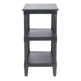 SAFAVIEH Elmira 3-Shelf Accent Table - 19.8" W x 15" L x 30" H - 20Wx15Dx30H