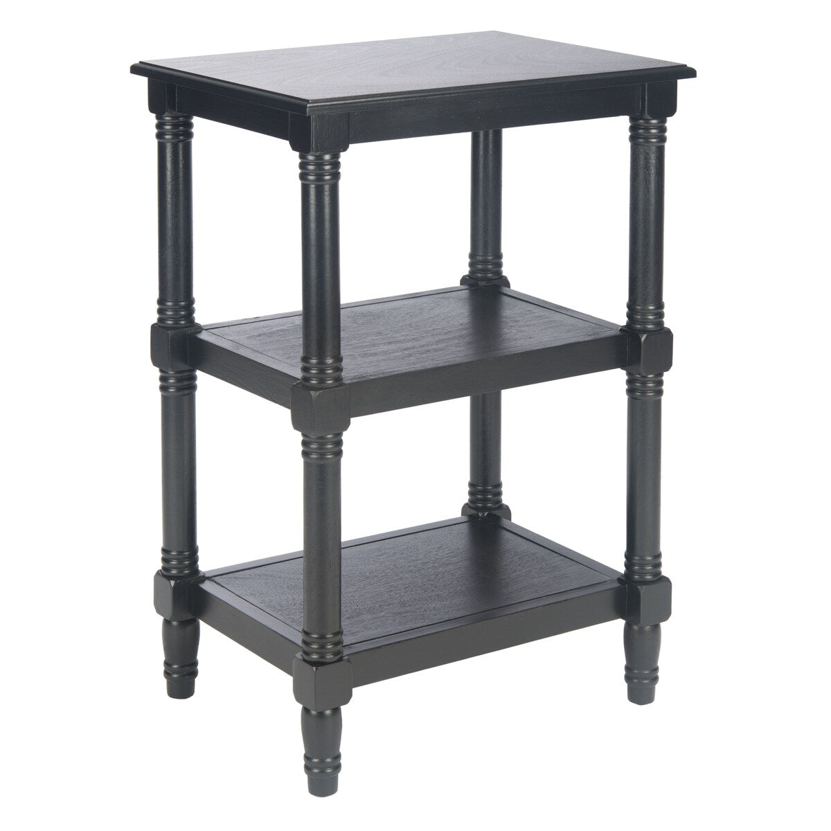 SAFAVIEH Elmira 3-Shelf Accent Table - 19.8" W x 15" L x 30" H - 20Wx15Dx30H