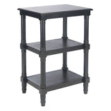 SAFAVIEH Elmira 3-Shelf Accent Table - 19.8" W x 15" L x 30" H - 20Wx15Dx30H