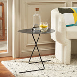 SAFAVIEH Eloise Side Table - 18" W x 18" D x 17" H - 18Wx18Dx17H