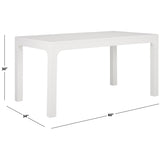 SAFAVIEH Elouise Rectangle Dining Table - 60" L x 34" W x 30" H - 60Wx34Dx30H