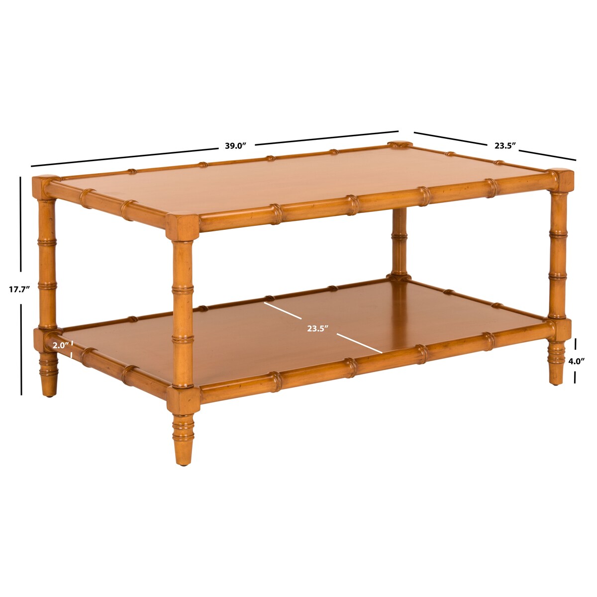 SAFAVIEH Ema Coffee Table - 14.6" x 36" x 30"