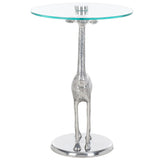 SAFAVIEH Emmaline Giraffe Base Accent Table - 16" L x 16" D x 23" H - 16Wx16Dx23H