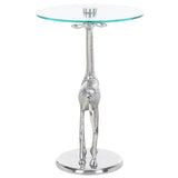 SAFAVIEH Emmaline Giraffe Base Accent Table - 16" L x 16" D x 23" H - 16Wx16Dx23H