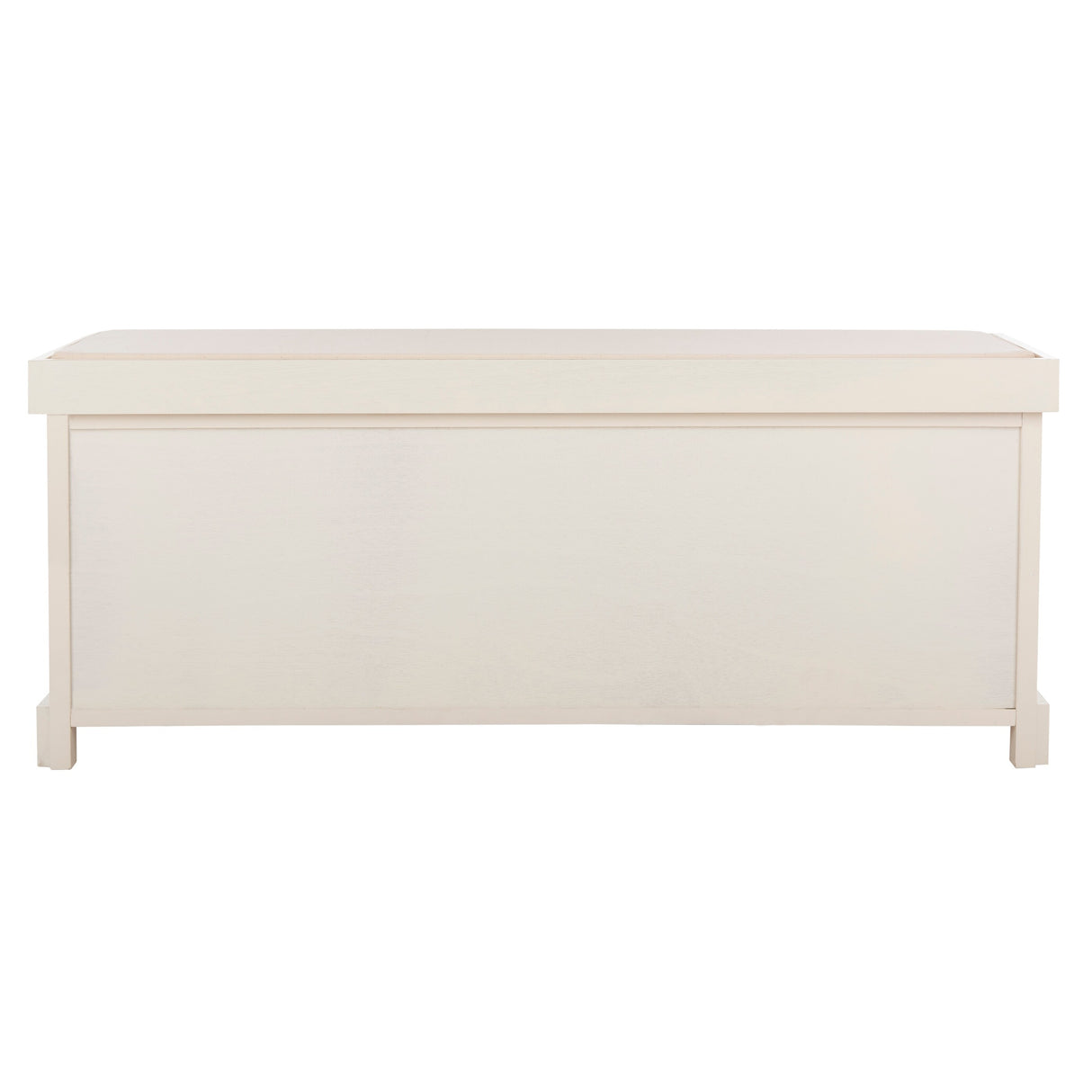 SAFAVIEH Eola Grey/ White Storage Bench - 47" x 16.1" x 19.9" - 47Wx16Dx20H