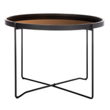 SAFAVIEH Erblina Medium Round Tray Top Accent Table - 23Wx23Dx17H