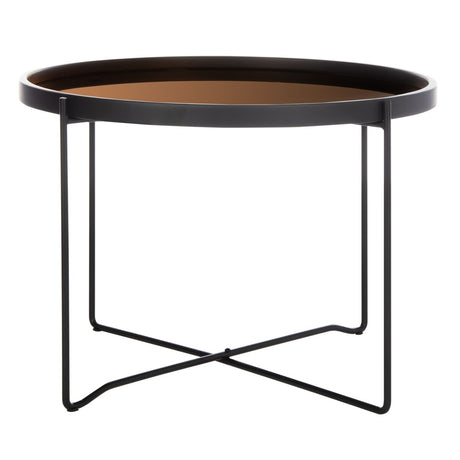 SAFAVIEH Erblina Medium Round Tray Top Accent Table - 23Wx23Dx17H