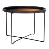 SAFAVIEH Erblina Medium Round Tray Top Accent Table - 23Wx23Dx17H