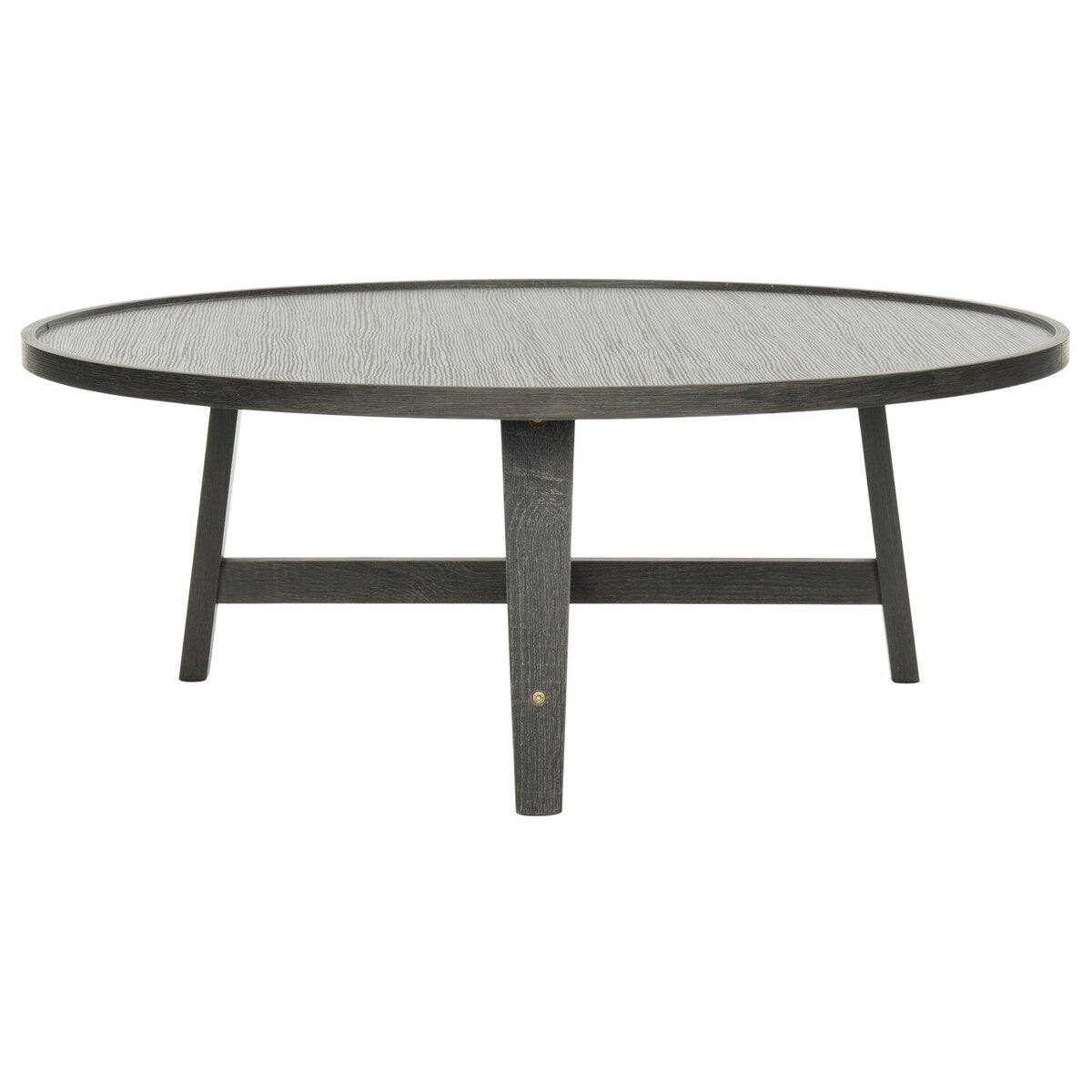 SAFAVIEH Ercolina Mid-Century Wood Coffee Table - 35.4" x 35.4" x 13.8" - 35Wx35Dx14H