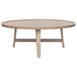 SAFAVIEH Ercolina Mid-Century Wood Coffee Table - 35.4" x 35.4" x 13.8" - 35Wx35Dx14H