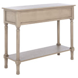 SAFAVIEH Eryka 2-Drawer Console Table - 35.5" W x 13" L x 29.5" H - 36Wx13Dx30H