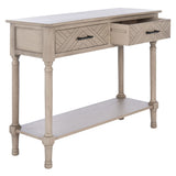 SAFAVIEH Eryka 2-Drawer Console Table - 35.5" W x 13" L x 29.5" H - 36Wx13Dx30H