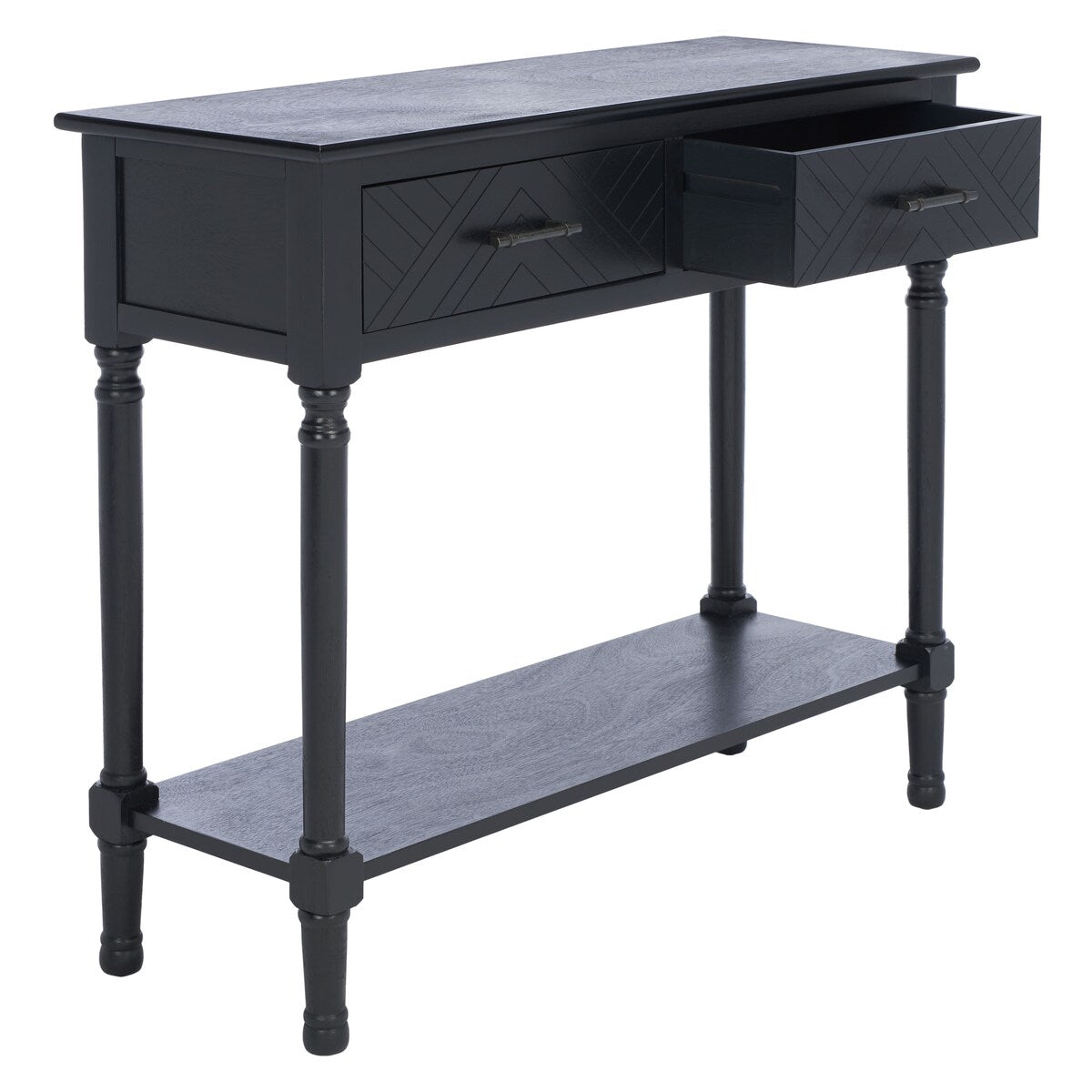 SAFAVIEH Eryka 2-Drawer Console Table - 35.5" W x 13" L x 29.5" H - 36Wx13Dx30H