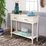 SAFAVIEH Eryka 2-Drawer Console Table - 35.5" W x 13" L x 29.5" H - 36Wx13Dx30H