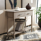 SAFAVIEH Eryka 2-Drawer Console Table - 35.5" W x 13" L x 29.5" H - 36Wx13Dx30H